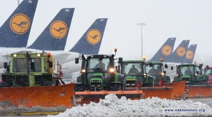 المانيا: إلغاء 120 رحلة في مطار ميونيخ بسبب سوء الأحوال الجوية  